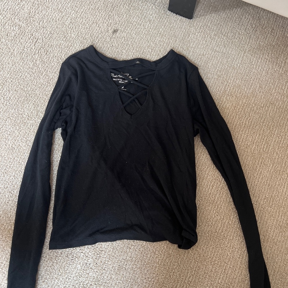 Black Long Sleeve Top